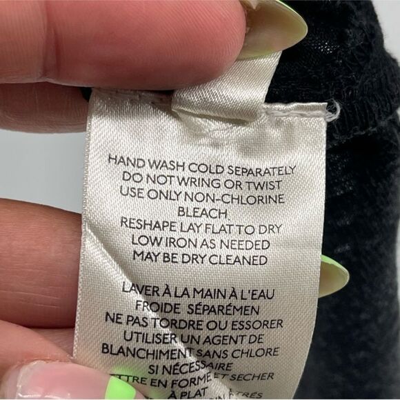 Free People Black Billy Jean Twofer Top Small – Embroidered Lace Sleeves - Picture 13 of 15